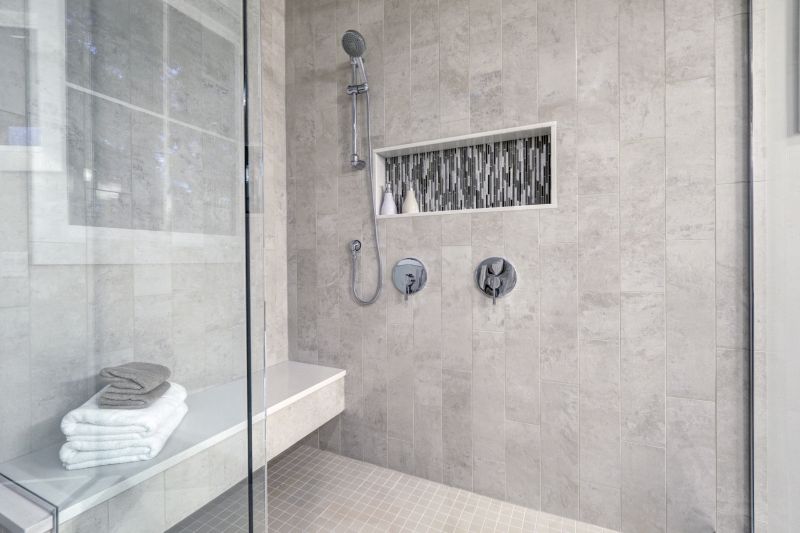 Tile Shower with Niche